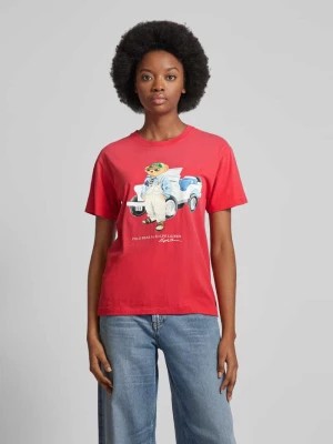 Zdjęcie produktu T-shirt z nadrukowanym motywem i logo model ‘TRUCK’ Polo Ralph Lauren