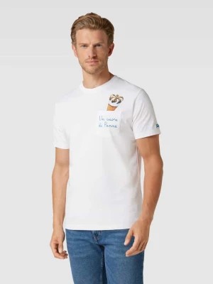 Zdjęcie produktu T-shirt z nadrukowanym motywem model ‘AUSTIN’ MC2 Saint Barth