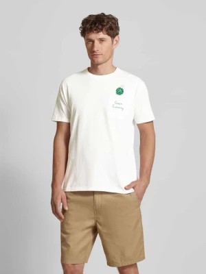 Zdjęcie produktu T-shirt z nadrukowanym motywem model ‘AUSTIN’ MC2 Saint Barth