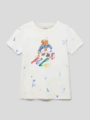 Zdjęcie produktu T-shirt z nadrukowanym motywem model ‘BEAR’ Polo Ralph Lauren Teens