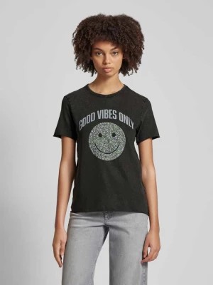 Zdjęcie produktu T-shirt z nadrukowanym motywem model ‘LISA’ Only