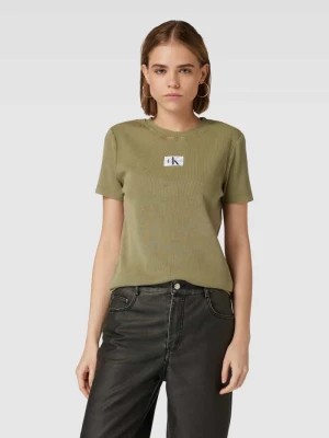 Zdjęcie produktu T-shirt z naszywką z logo Calvin Klein Jeans