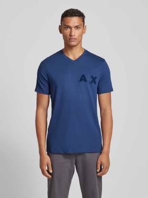 Zdjęcie produktu T-shirt z naszywkami z logo Armani Exchange