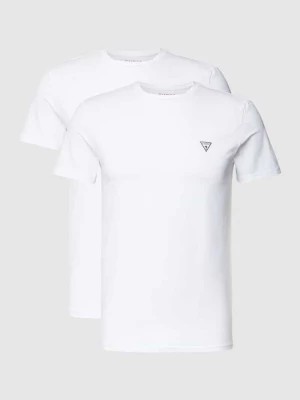 Zdjęcie produktu T-shirt z okrągłym dekoltem model 'CALEB HERO’ Guess