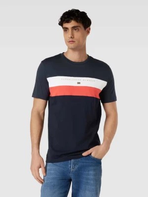 Zdjęcie produktu T-shirt z paskami w kontrastowym kolorze Christian Berg Men