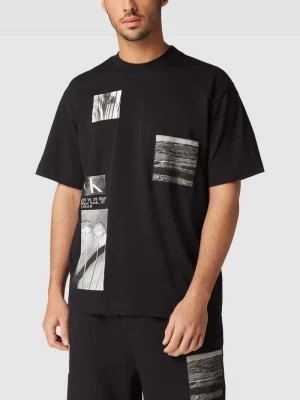 Zdjęcie produktu T-shirt z plakietką model ‘MULTI LANDSCAPE’ Calvin Klein Jeans