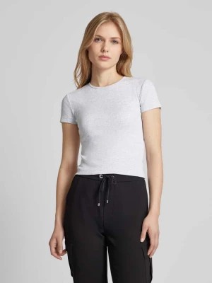 Zdjęcie produktu T-shirt z prążkowaniem model ‘CHLOE’ Vero Moda