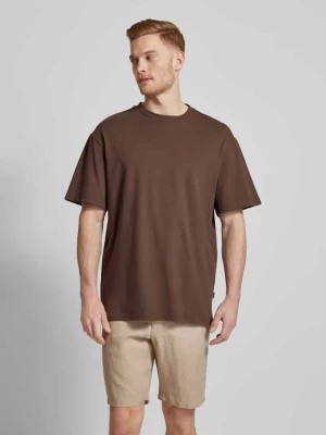 Zdjęcie produktu T-shirt z prążkowanym, okrągłym dekoltem model ‘HARVEY’ Jack & Jones Premium