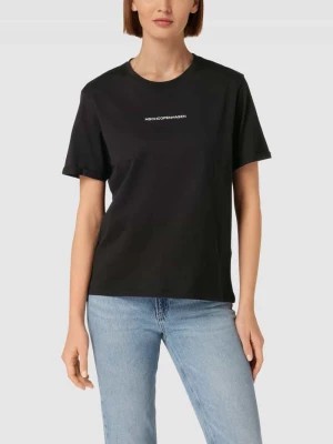 Zdjęcie produktu T-shirt z przeszytymi zakładkami na rękawach model ‘Terina’ MSCH Copenhagen