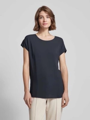 Zdjęcie produktu T-shirt z wiskozy w jednolitym kolorze model ‘Skita soft’ Opus