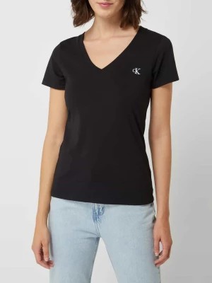 Zdjęcie produktu T-shirt z wyhaftowanym logo Calvin Klein Jeans