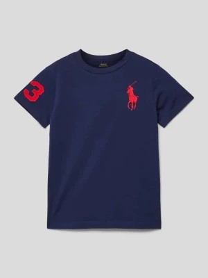 Zdjęcie produktu T-shirt z wyhaftowanym logo i motywem Polo Ralph Lauren Teens