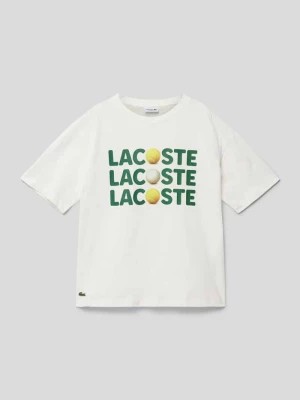 Zdjęcie produktu T-shirt z wyhaftowanym logo Lacoste