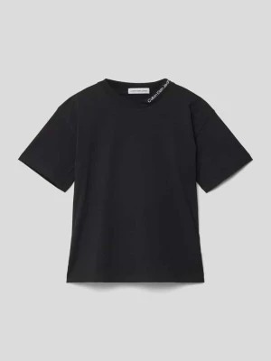 Zdjęcie produktu T-shirt z wyhaftowanym logo model ‘INTARSIA’ Calvin Klein Jeans