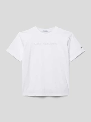 Zdjęcie produktu T-shirt z wyhaftowanym logo model ‘RAISED’ Calvin Klein Jeans