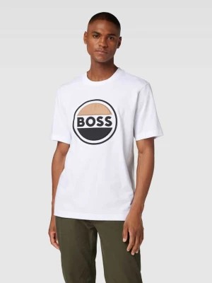 Zdjęcie produktu T-shirt z wyhaftowanym logo model ‘Tessin’ Boss