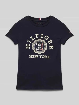 Zdjęcie produktu T-shirt z wyhaftowanym logo Tommy Hilfiger Kids