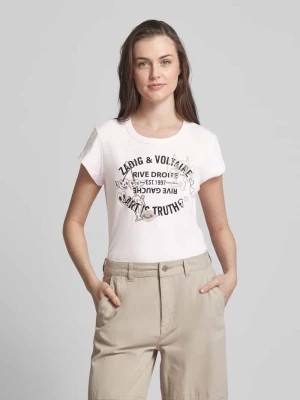 Zdjęcie produktu T-shirt z wyhaftowanym motywem model ‘WOOP’ Zadig & Voltaire