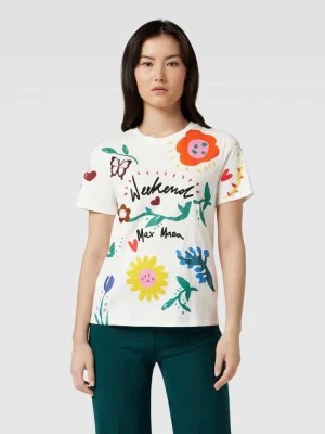 Zdjęcie produktu T-shirt ze wzorem na całej powierzchni model ‘CINEMA’ Weekend Max Mara