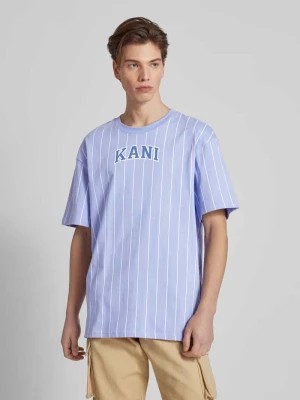 Zdjęcie produktu T-shirt ze wzorem w cienkie prążki Karl Kani