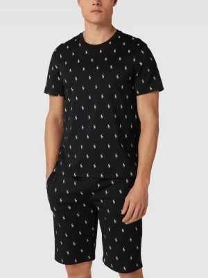 Zdjęcie produktu T-shirt ze wzorem z logo model ‘LIQUID COTTON’ Polo Ralph Lauren Underwear