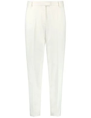 Zdjęcie produktu TAIFUN Damski Eleganckie spodnie o dł. 7/8, slim Biały Jednokolorowy