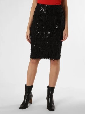 Zdjęcie produktu Taifun Spódnica damska Kobiety Sztuczne włókno czarny wypukły wzór tkaniny,