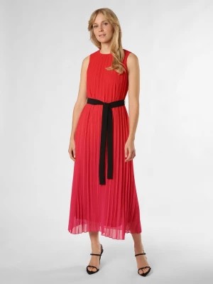 Zdjęcie produktu Taifun Sukienka damska Kobiety czerwony|wyrazisty róż jednolity,