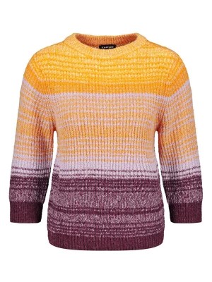 Zdjęcie produktu TAIFUN Sweter w kolorze pomarańczowo-fioletowo-bordowym rozmiar: 36