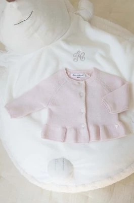 Zdjęcie produktu Tartine et Chocolat kardigan bawełniany niemowlęcy kolor różowy lekki