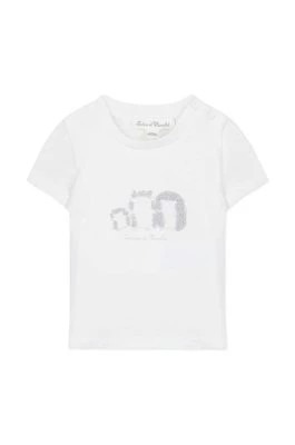 Zdjęcie produktu Tartine et Chocolat t-shirt bawełniany niemowlęcy kolor beżowy z aplikacją