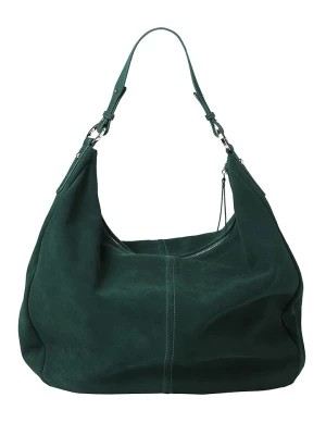 Zdjęcie produktu TATUUM Skórzany shopper bag w kolorze ciemnozielonym - 48 x 37 x 10 cm rozmiar: onesize