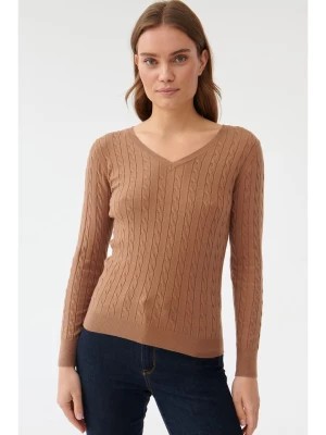 Zdjęcie produktu TATUUM Sweter w kolorze jasnobrązowym rozmiar: XXL