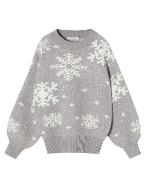 Zdjęcie produktu TATUUM Sweter w kolorze szaro-białym ze wzorem rozmiar: XL