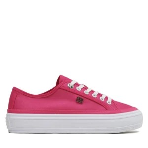 Zdjęcie produktu Tenisówki Tommy Hilfiger Essential Vulc Canvas Sneaker FW0FW07459 Bright Cerise Pink T1K