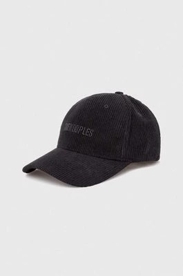 Zdjęcie produktu The Kooples czapka z daszkiem kolor czarny gładka