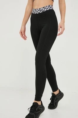 Zdjęcie produktu The Kooples legginsy damskie kolor czarny gładkie