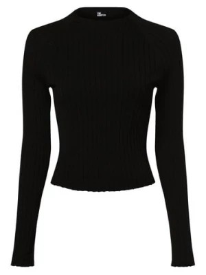 Zdjęcie produktu The Kooples Sweter damski Kobiety wiskoza czarny jednolity,