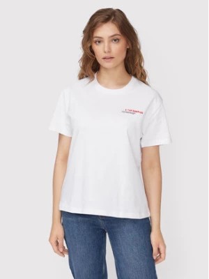 Zdjęcie produktu The Kooples T-Shirt Carry Over FTSC25026K Biały Regular Fit