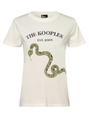 Zdjęcie produktu The Kooples T-shirt damski Kobiety Bawełna biały nadruk,