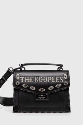 Zdjęcie produktu The Kooples torebka skórzana kolor czarny AFSEMILYS89