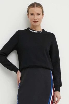 Zdjęcie produktu The North Face bluza bawełniana damska kolor czarny z aplikacją NF0A87DHJK31