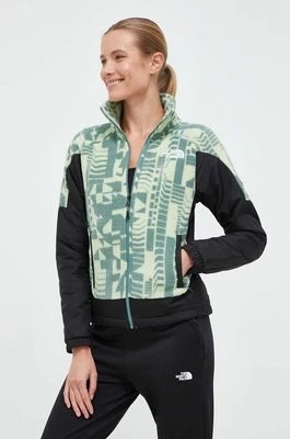 Zdjęcie produktu The North Face bluza damska kolor zielony wzorzysta