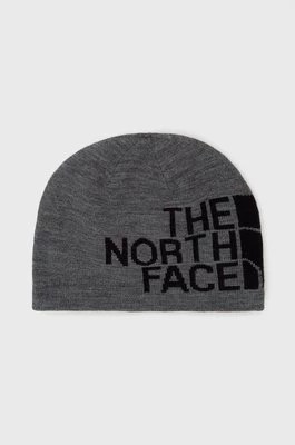 Zdjęcie produktu The North Face Czapka dwustronna kolor szary z cienkiej dzianiny