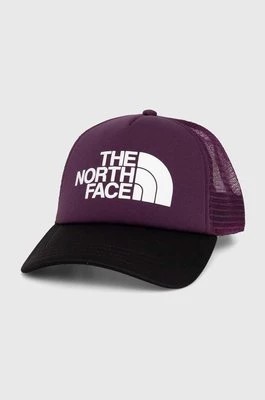 Zdjęcie produktu The North Face czapka z daszkiem kolor fioletowy z nadrukiem NF0A3FM3V6V1
