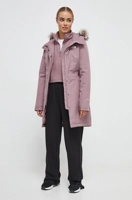 Zdjęcie produktu The North Face kurtka damska kolor fioletowy przejściowa