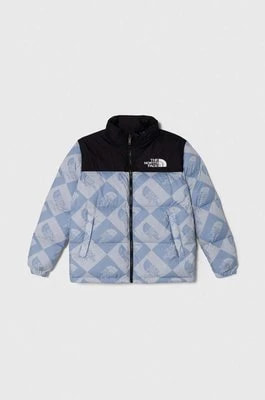 Zdjęcie produktu The North Face kurtka puchowa dziecięca 1996 RETRO NUPTSE JACKET kolor niebieski