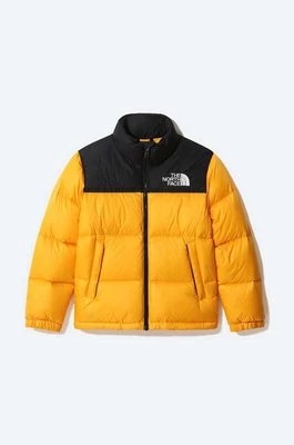 Zdjęcie produktu The North Face kurtka puchowa dziecięca Youth 1996 Retro Nuptse kolor żółty
