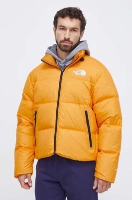 Zdjęcie produktu The North Face kurtka puchowa męska kolor żółty zimowa