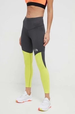Zdjęcie produktu The North Face legginsy sportowe damskie kolor szary wzorzyste